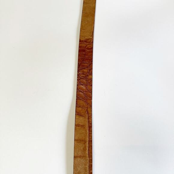 Vintage Garuglieri Light Brown Belt Genuine Leather Italian Size M - Picture 13 of 16